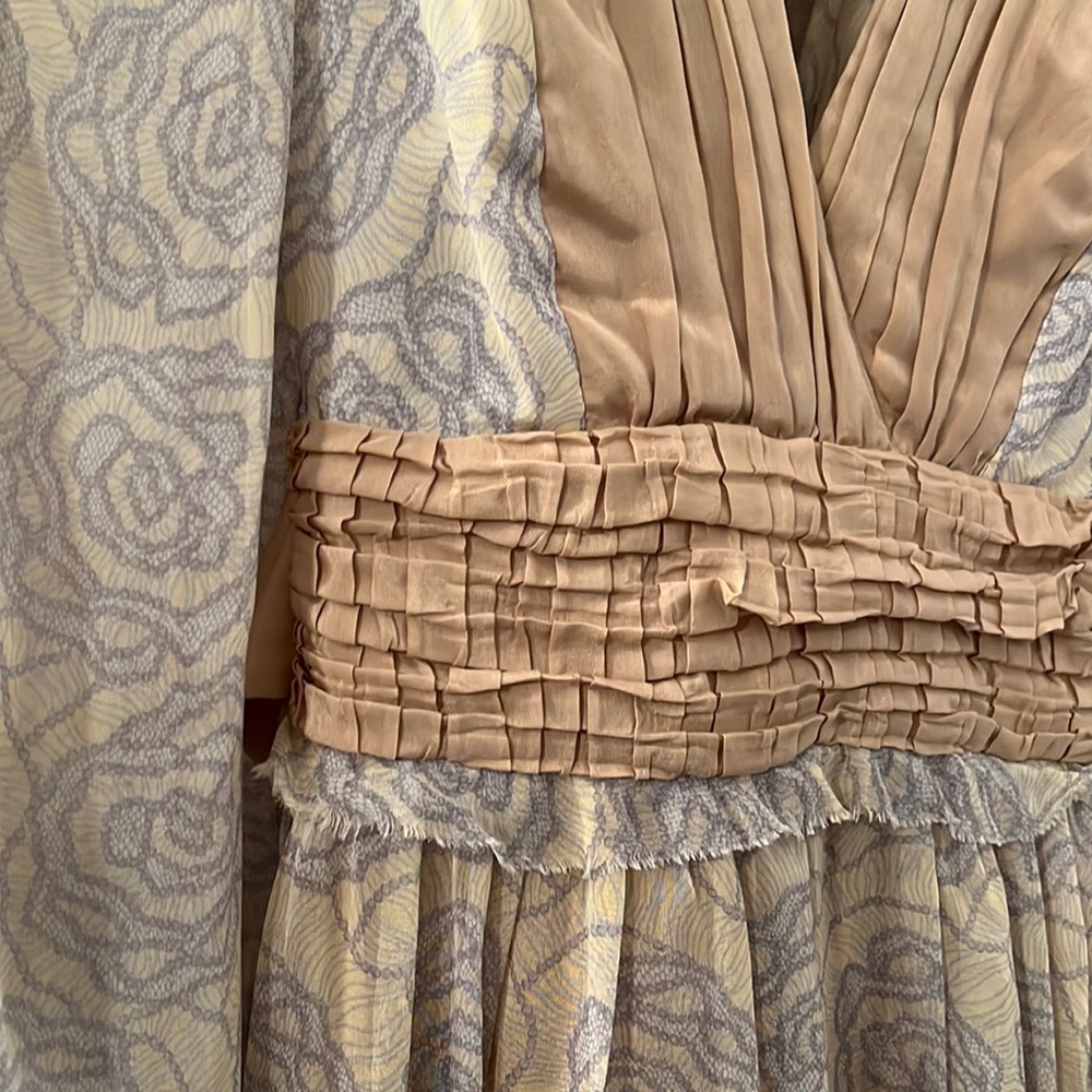 Rachel Roy silk, knee length floral dress